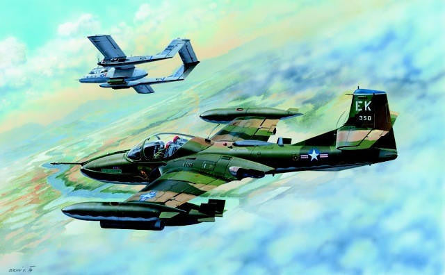 Trumpeter 1/48 A-37B Dragonfly 2889